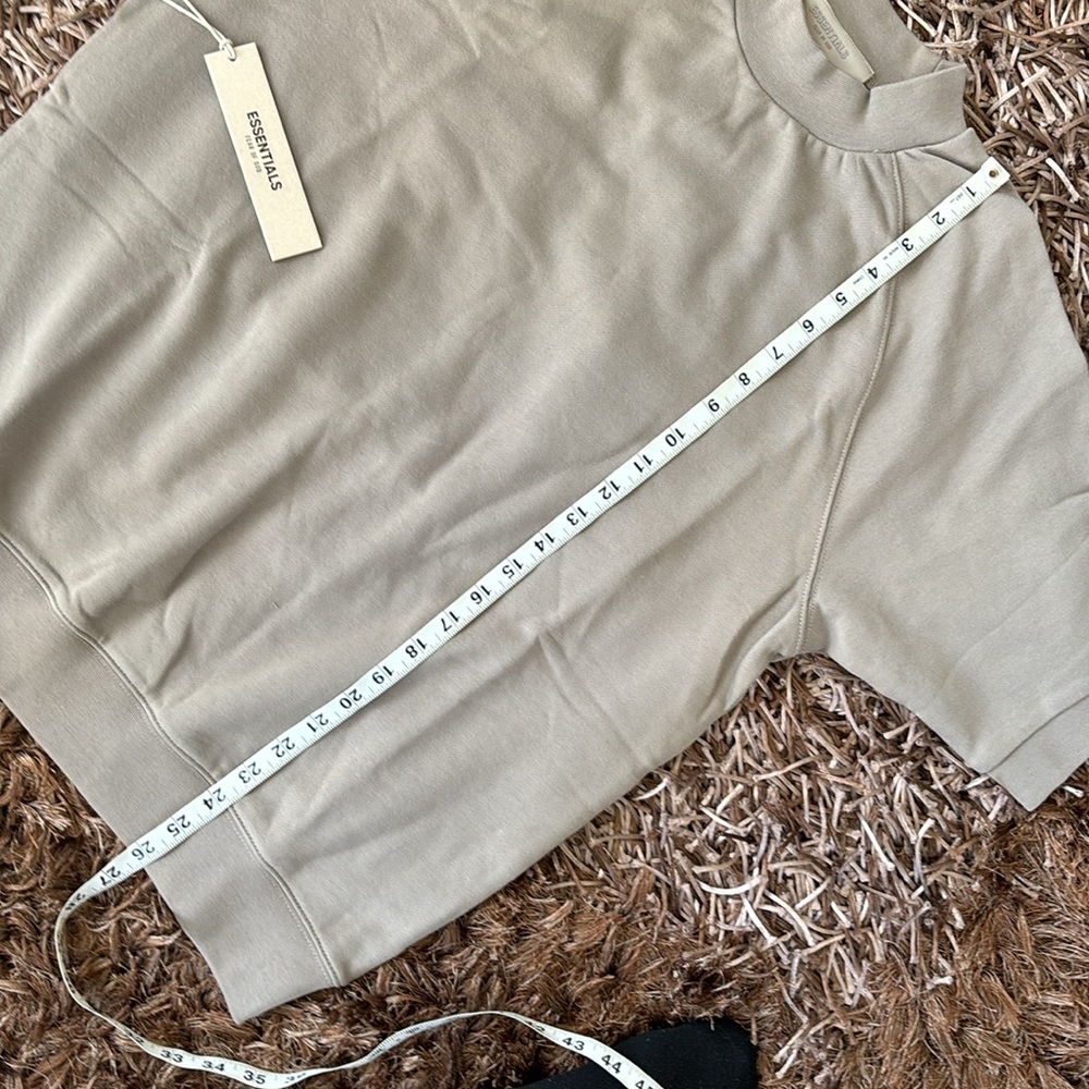 FEAR OF GOD ESSENTIALS Taupe Cotton Sweatshirt - Picture 8 of 11
